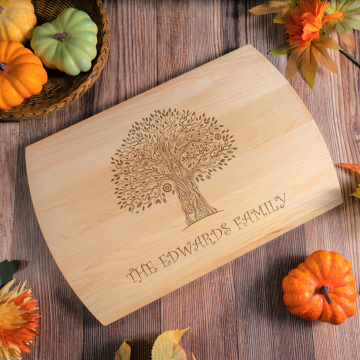 Family Tree | Personalized Engraved Cutting Board